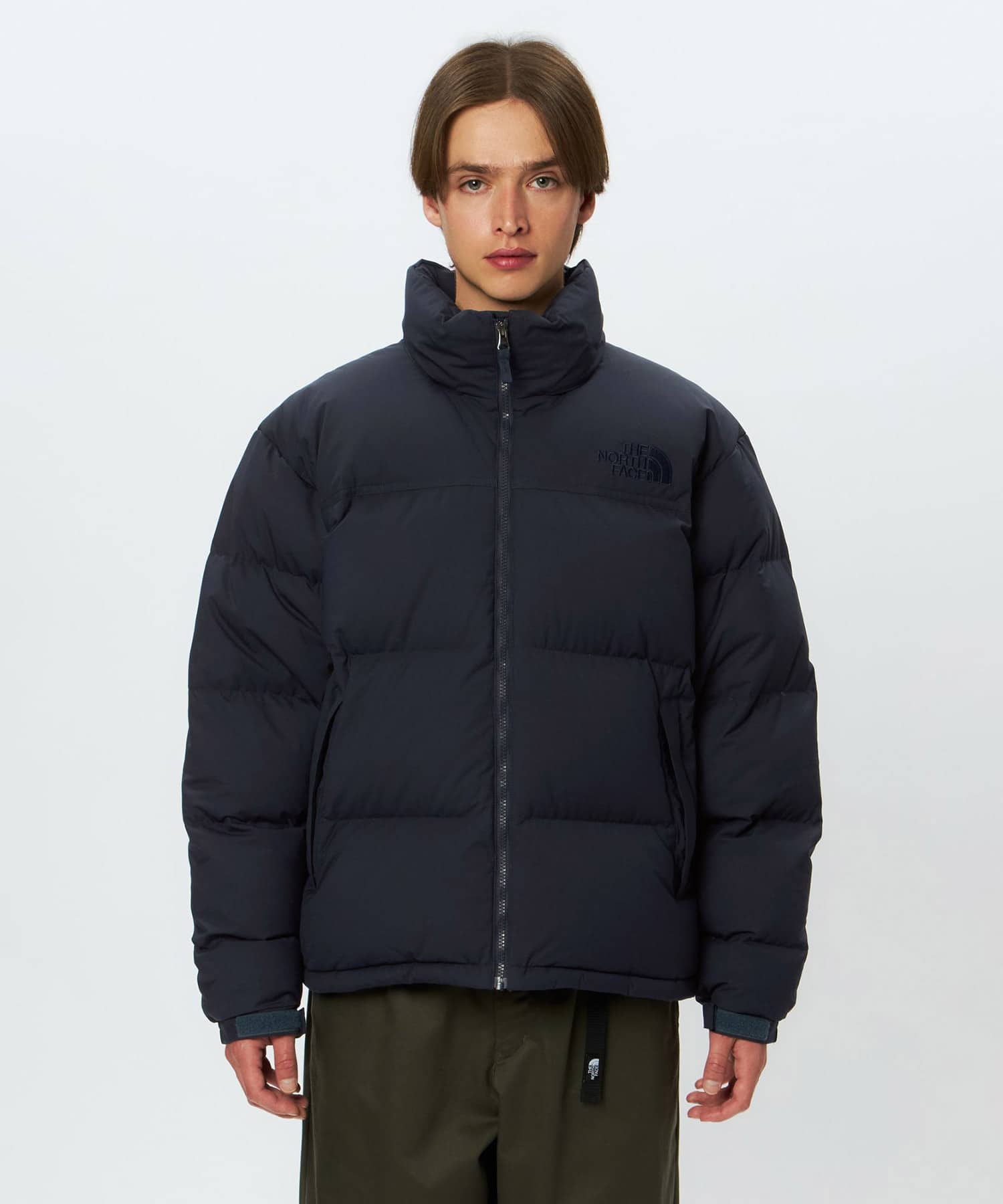 THE NORTH FACE Wooly Nuptse Jacket アビエイターネイビーの画像