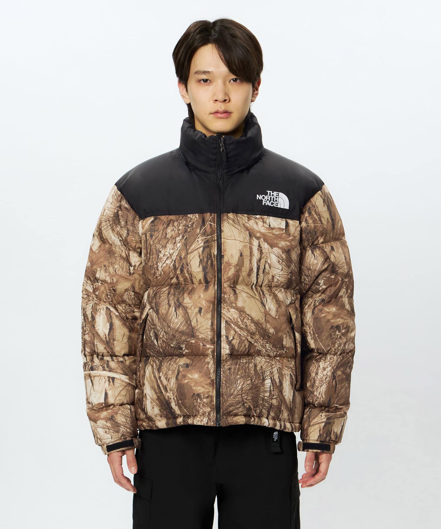 THE NORTH FACE Novelty Nuptse Jacket フォレストフロアの画像
