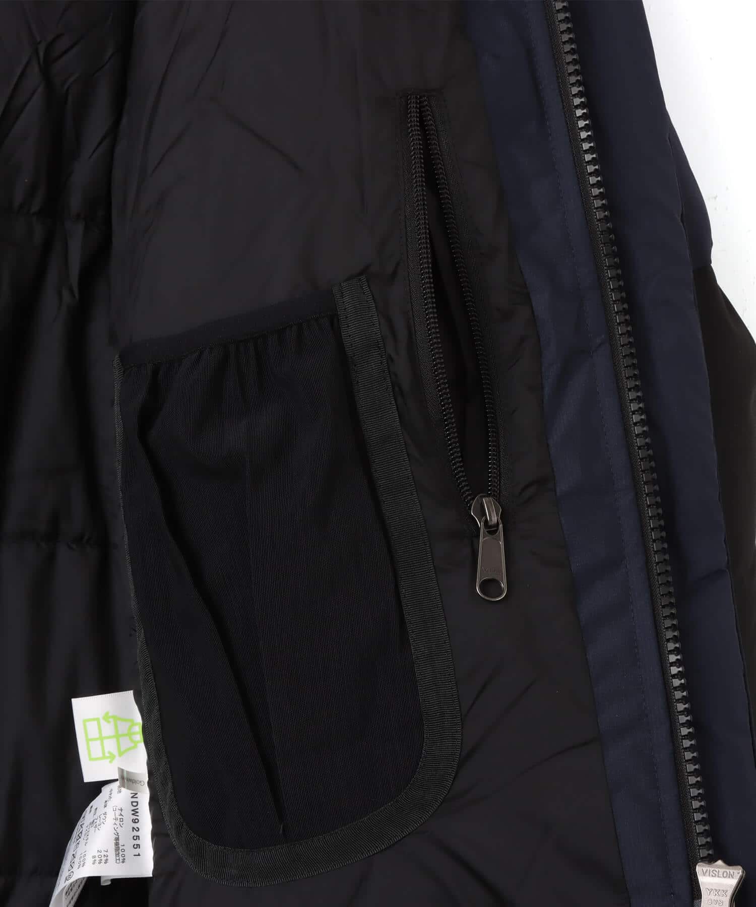 THE NORTH FACE Womens Short Baltoro Light Jacket ブラックxアーバンネイビーの画像