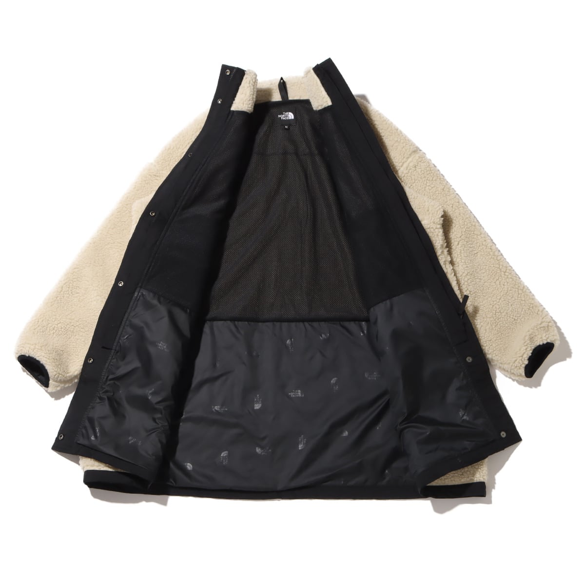 THE NORTH FACE MATERNITY BOA FLEECE JACKET & BABY CAP オートミールの画像