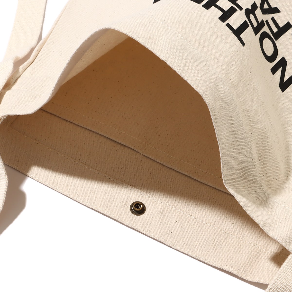 THE NORTH FACE ORGANIC COTTON MUSETTE ナチュラルxブラック 23SS-Iの画像