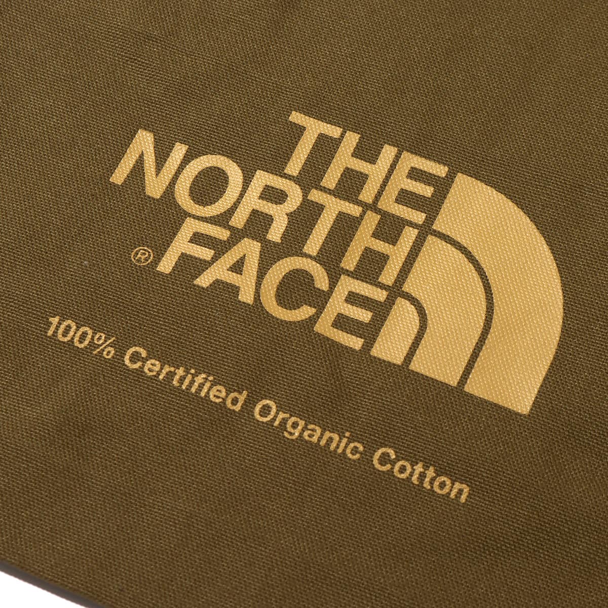 THE NORTH FACE K ORGANIC COTTON TOTE ミリタリーオリーブxハニーマスタード 23SS-Iの画像