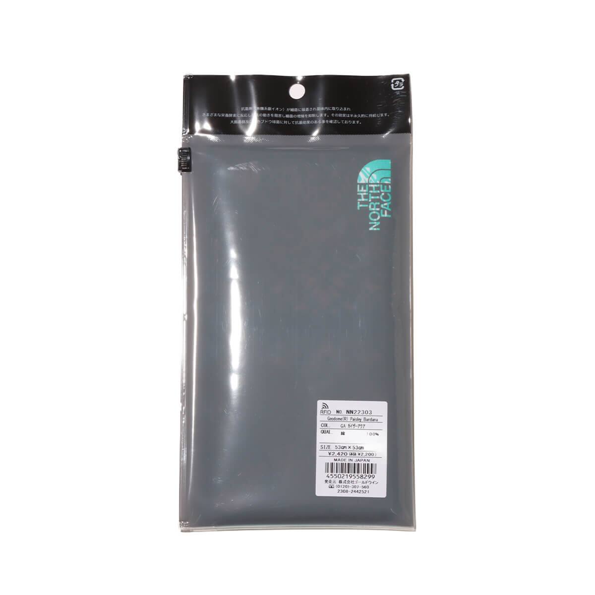 THE NORTH FACE Geodome® Paisley Bandana ガイザーアクア の画像