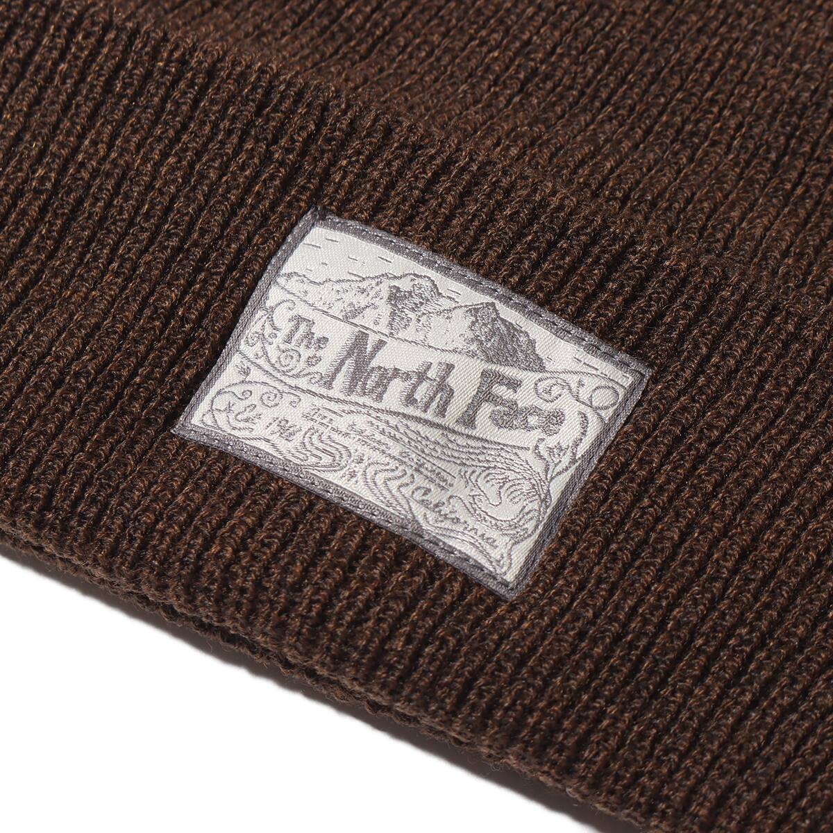 THE NORTH FACE STITCHWORK BEANIE Sブラウン 23FW-Iの画像