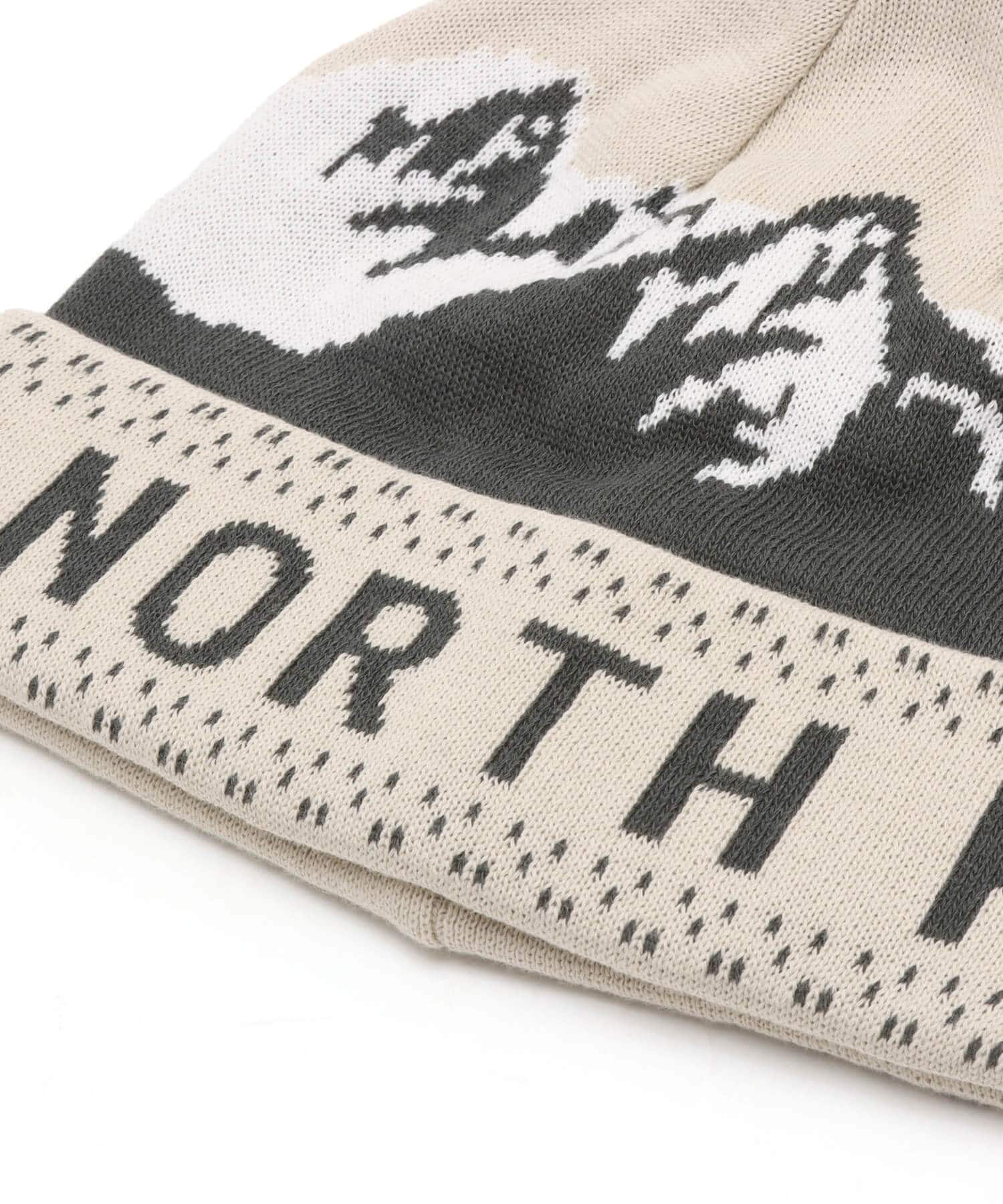 THE NORTH FACE Snow Bum Beanie フォッシルアイボリーの画像