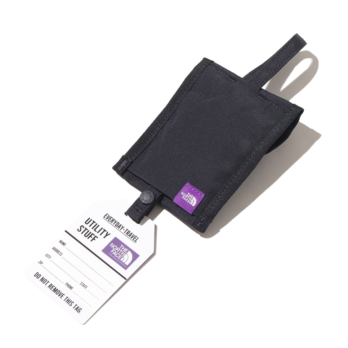 THE NORTH FACE PURPLE LABEL Mountain Wind Name Holder Dark Navy 23FW-Iの画像