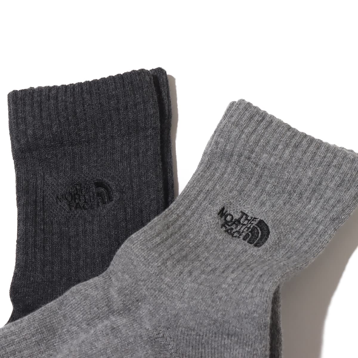 THE NORTH FACE TNF LOGO 2P CREW ダークモク の画像