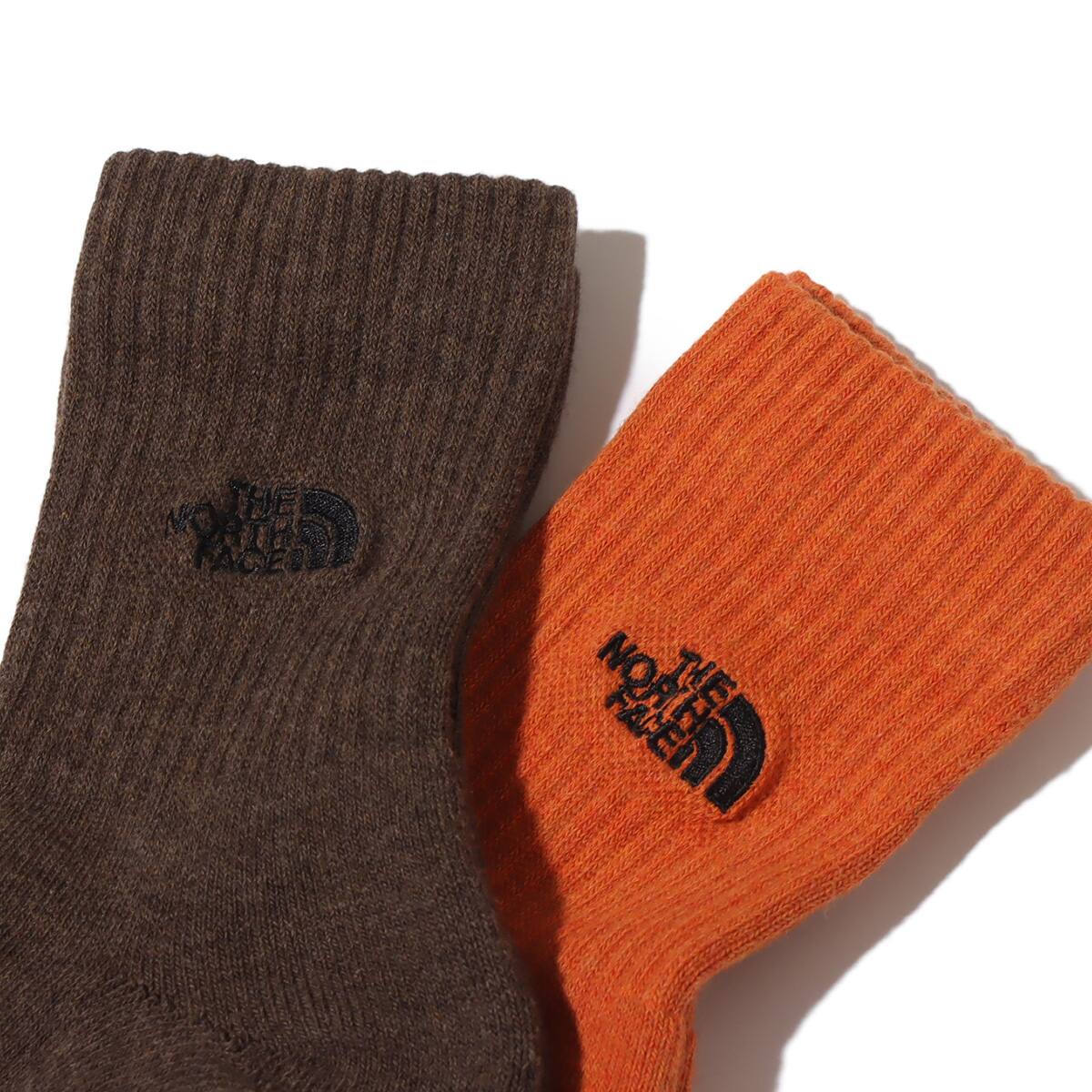 THE NORTH FACE TNF LOGO 2P CREW ダークモク 23FW-Iの画像