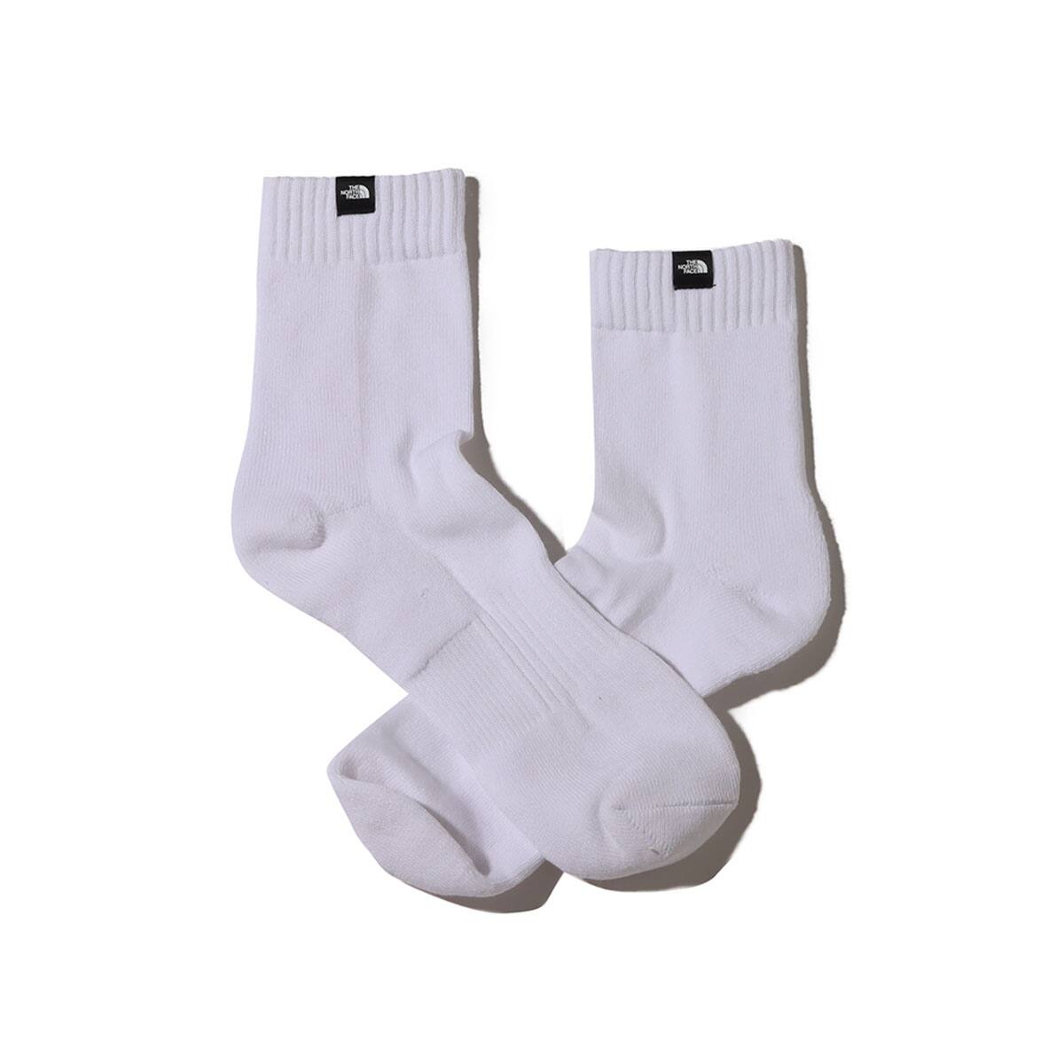 THE NORTH FACE TNF ORGANIC 2P SOCKS ホワイト 23FW-Iの画像