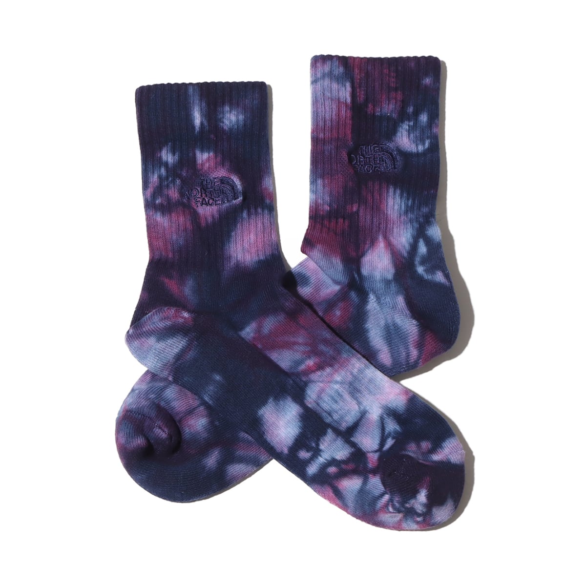 THE NORTH FACE TIE DYE CREW ケイブブルー 23FW-Iの画像