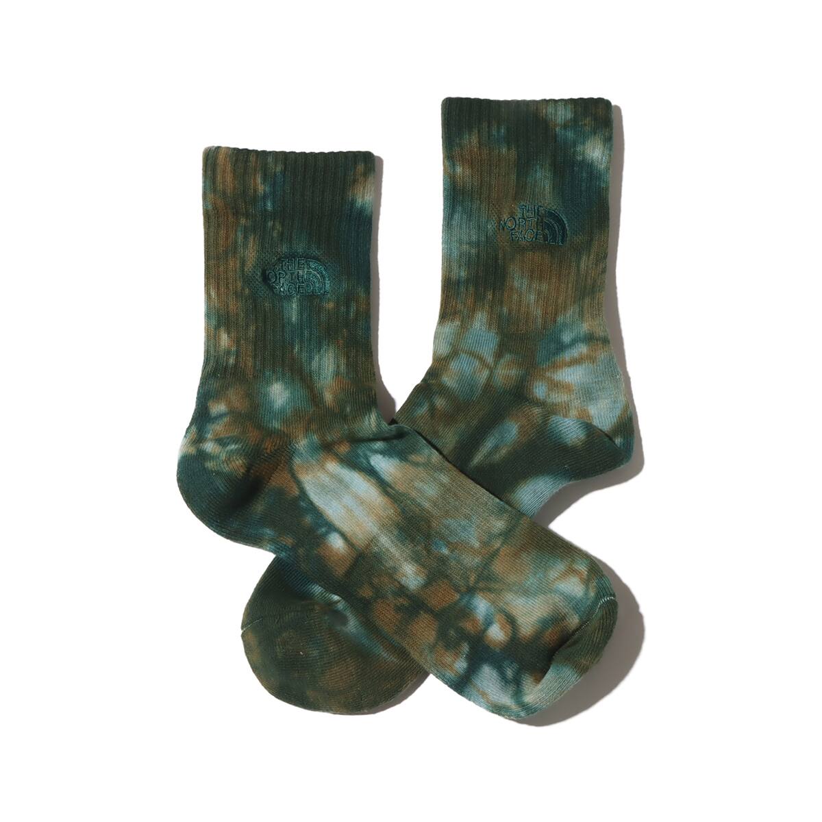 THE NORTH FACE TIE DYE CREW フォレストフ 23FW-Iの画像