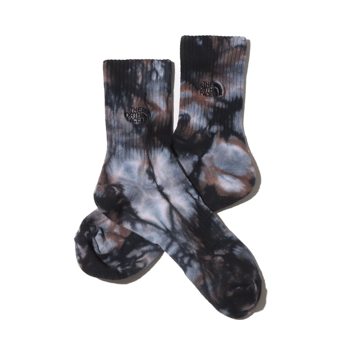 THE NORTH FACE TIE DYE CREW ブラックス 23FW-Iの画像
