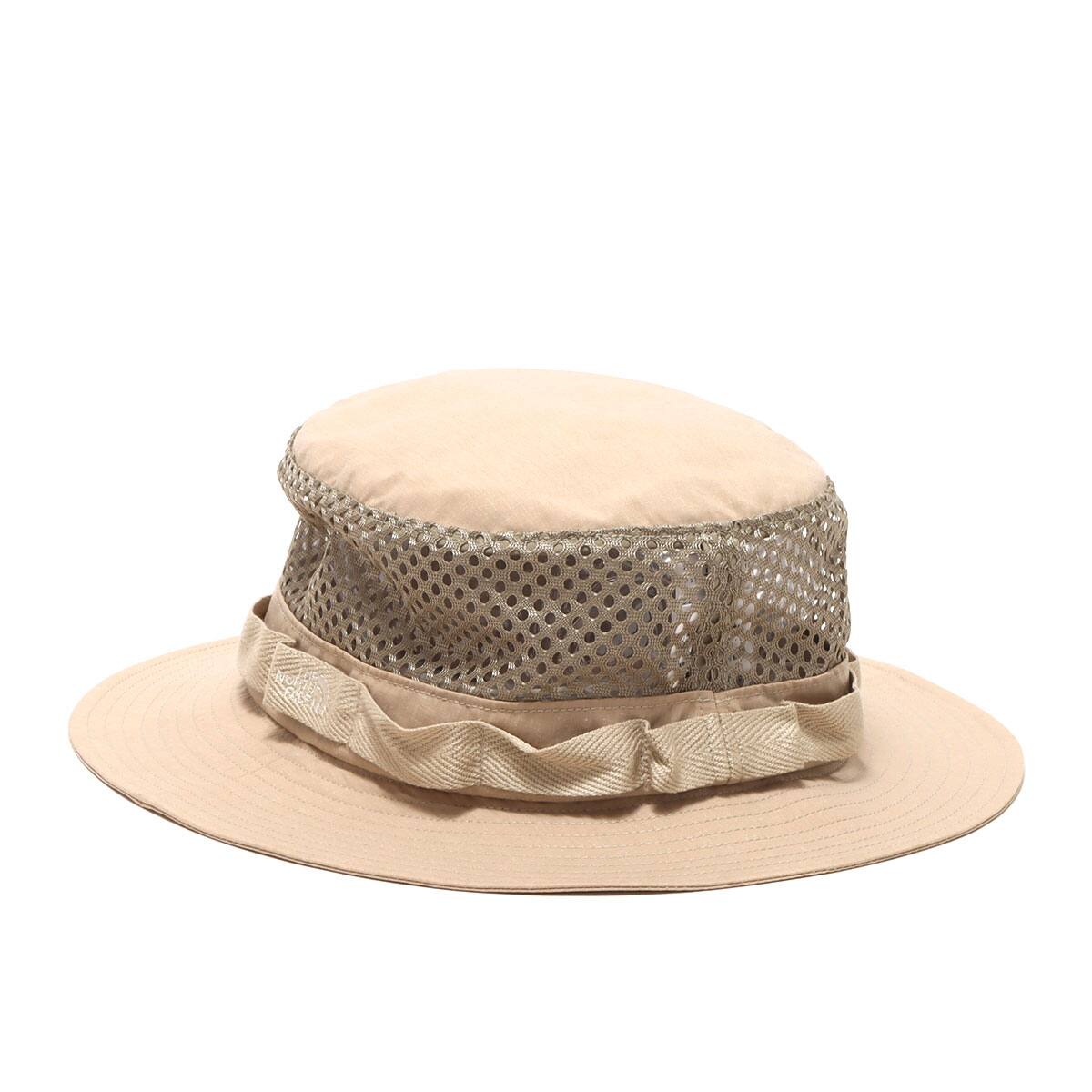 THE NORTH FACE PURPLE LABEL Polyester Linen Field Hat Beige 23SS-Iの画像