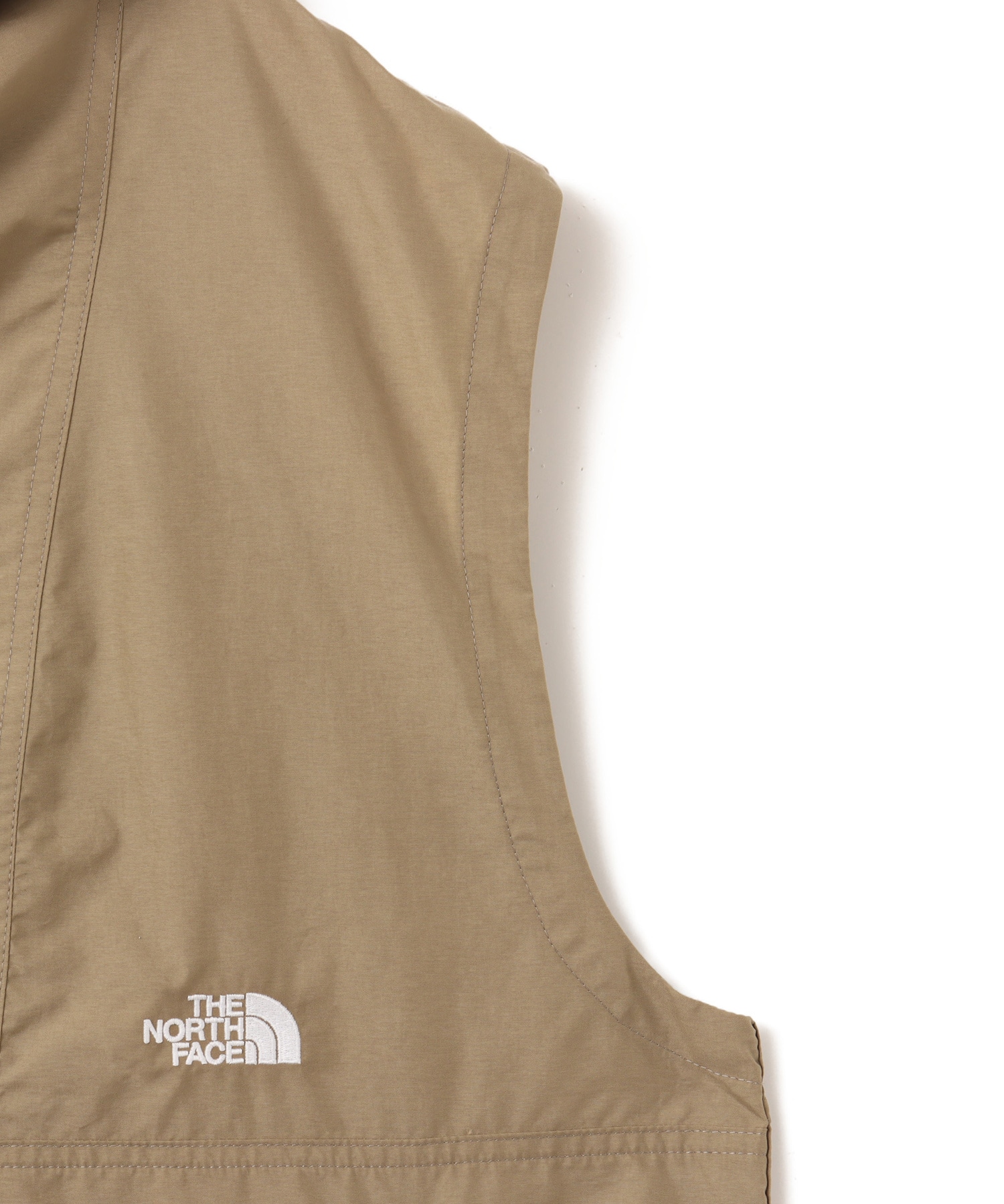 THE NORTH FACE Compact Hooded Vest クラシックカーキの画像