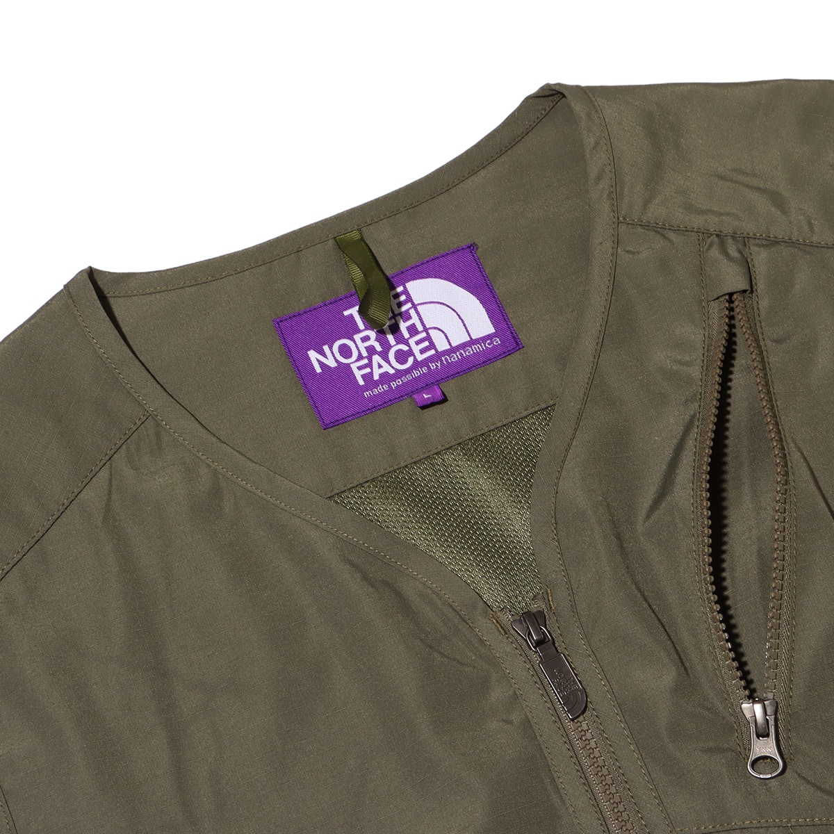 THE NORTH FACE PURPLE LABEL Mountain Wind Vest Oliveの画像