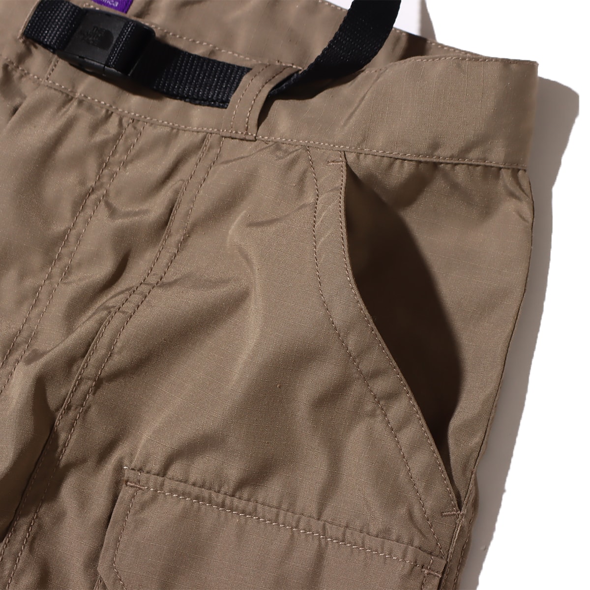 THE NORTH FACE PURPLE LABEL Polyester Wool Ripstop Trail Pants Beige 23SS-Iの画像