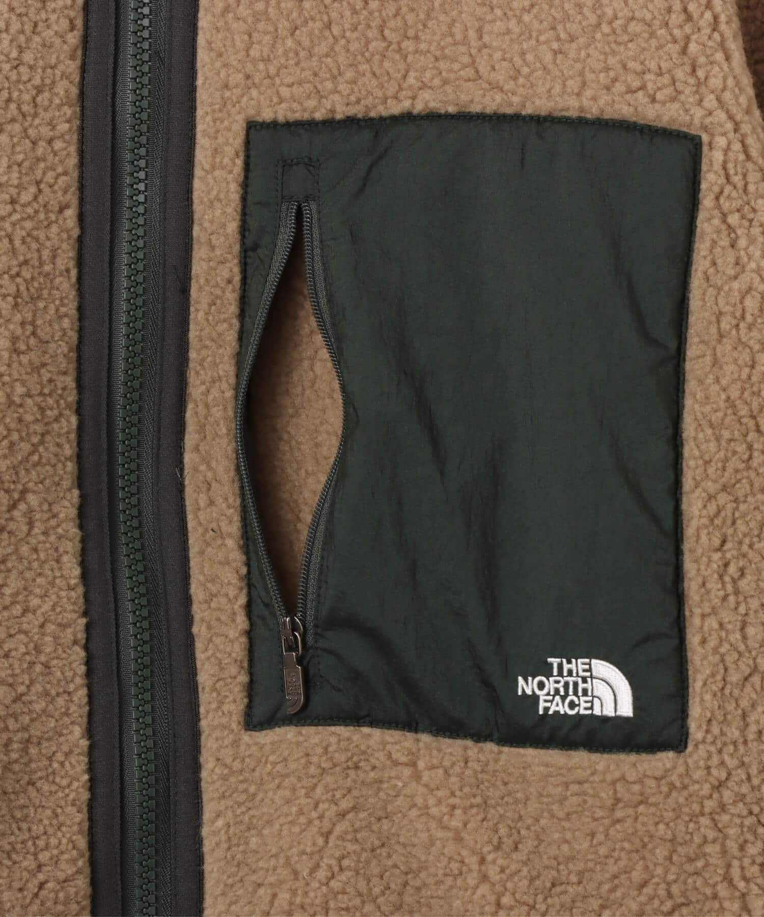 THE NORTH FACE Reversible Extreme Pile Fleece Jacket クラシックカーキxアルパインの画像
