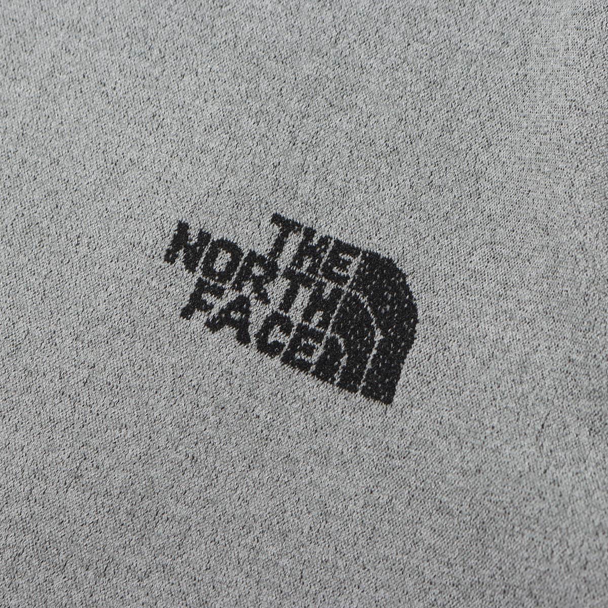 THE NORTH FACE S/S JACQUARD SQUARE LOGO CREW MIX GRAY の画像