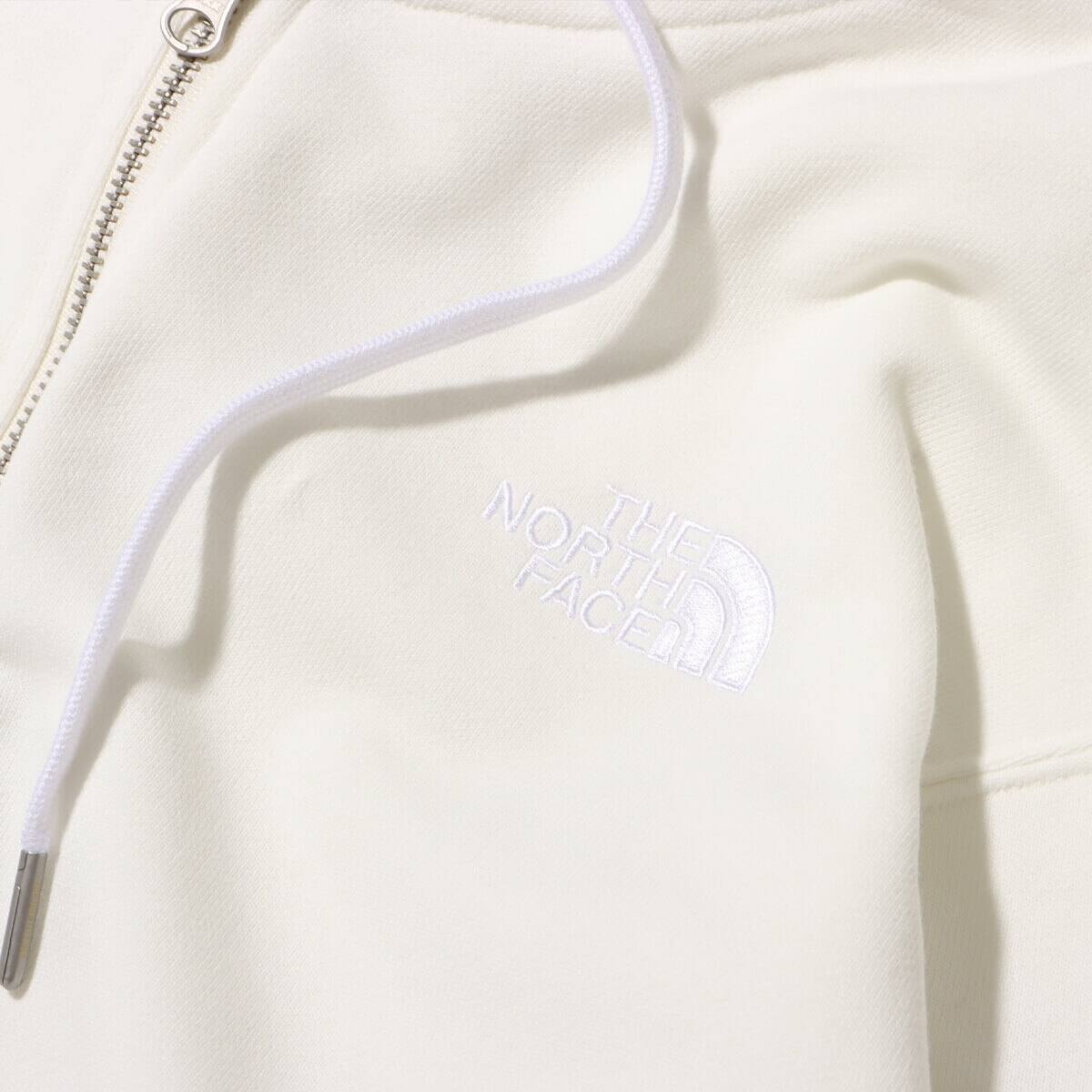THE NORTH FACE Square Logo Full Zip Hoodie オフホワイトの画像