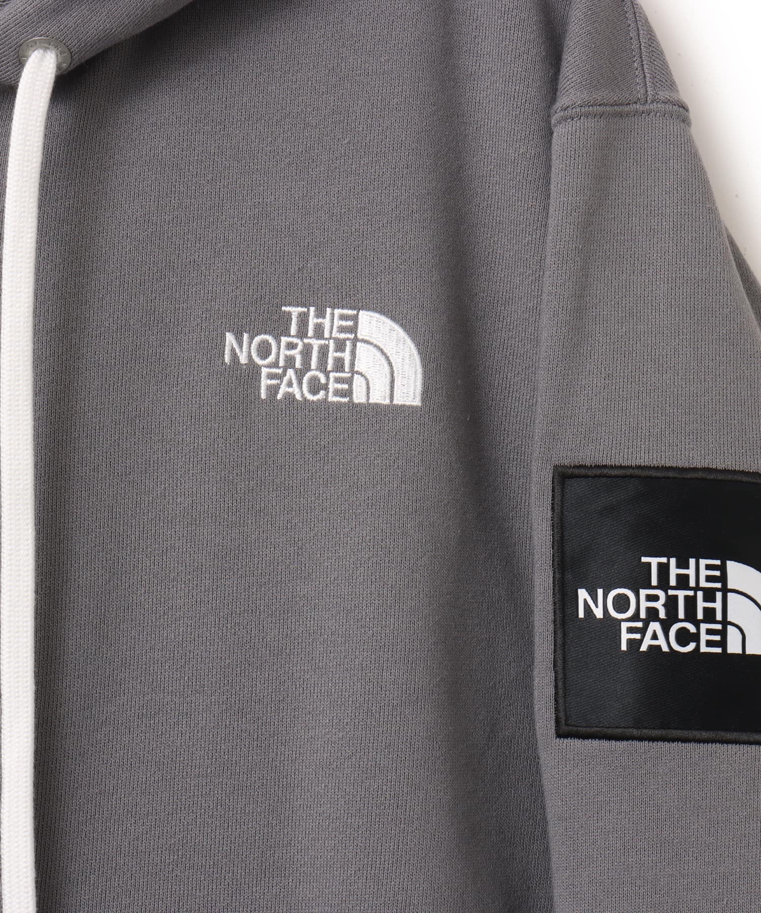 THE NORTH FACE Square Logo Full Zip スモークドパールの画像