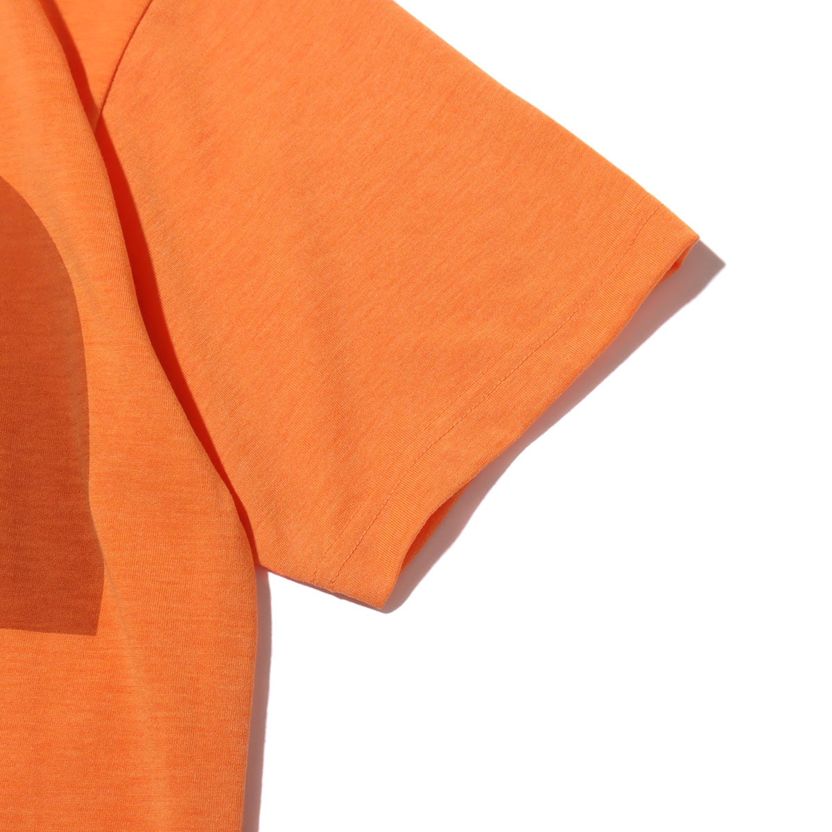 THE NORTH FACE S/S COLOR HEATHER LOGO TEE LIGHT EXVELANCE ORANGE 21SS-Iの画像