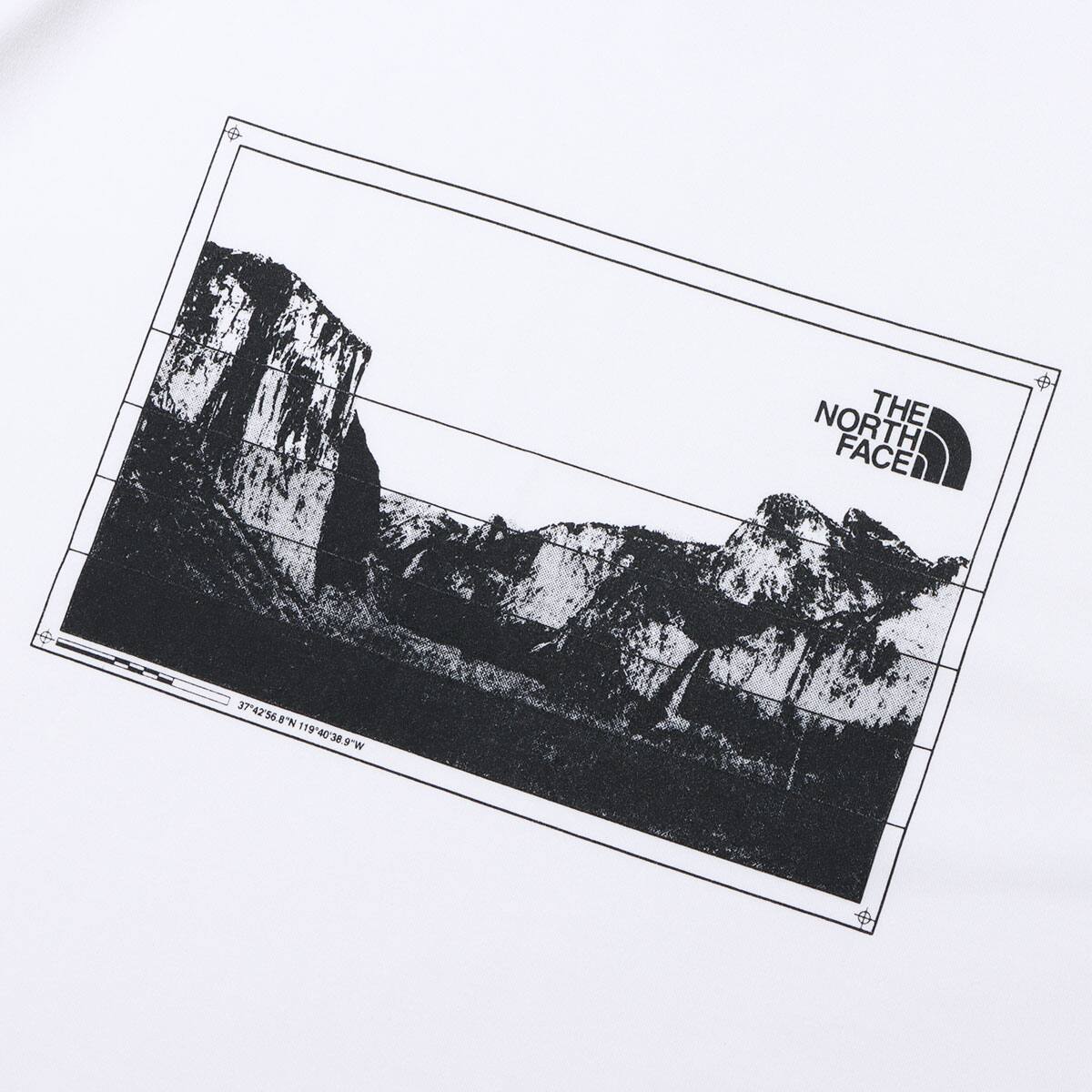 THE NORTH FACE S/S TRIPLE GRADATION TEE ホワイト 23SS-Iの画像