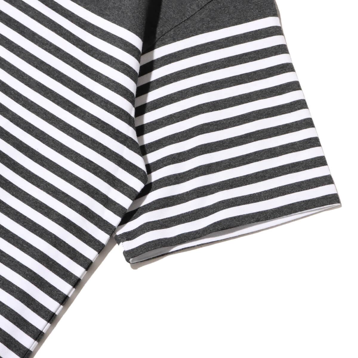 THE NORTH FACE S/S Panel Border Tee ミックスチャコールの画像