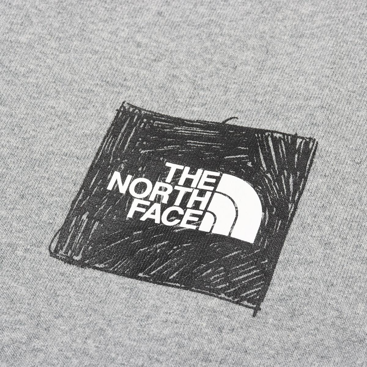 THE NORTH FACE L/S Sleeve Graphic Tee ミックスグレー 24SS-Iの画像