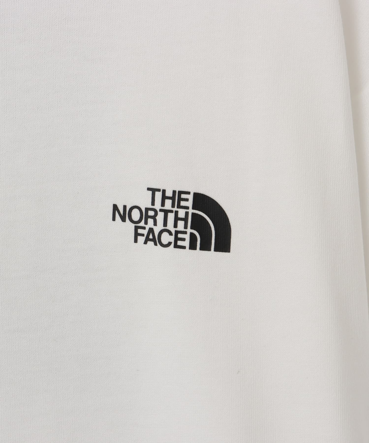 THE NORTH FACE L/S Back Square Logo Tee ホワイトxブラックの画像