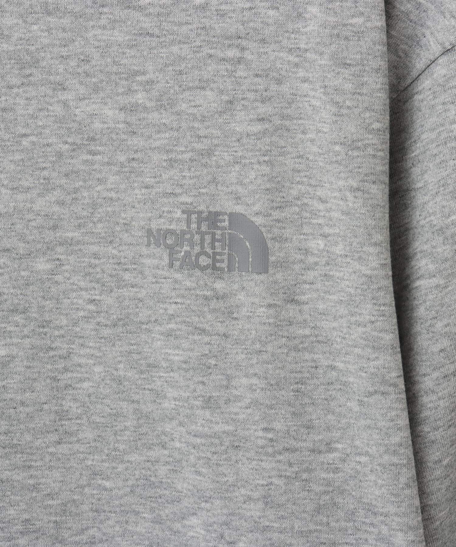 THE NORTH FACE L/S Back Square Logo Tee ミックスグレーxグレーの画像