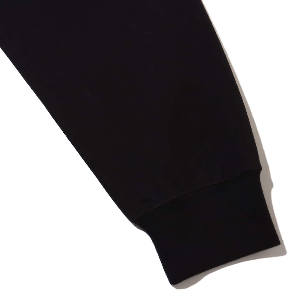 THE NORTH FACE L/S Nuptse Cotton Tee ブラック の画像