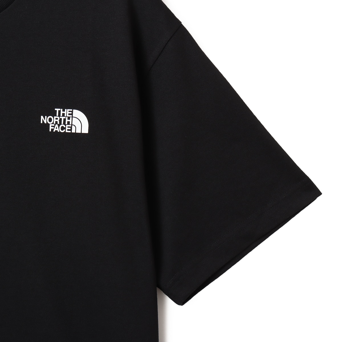 THE NORTH FACE S/S BANDANA SQUARE LOGO TEE ブラック2の画像