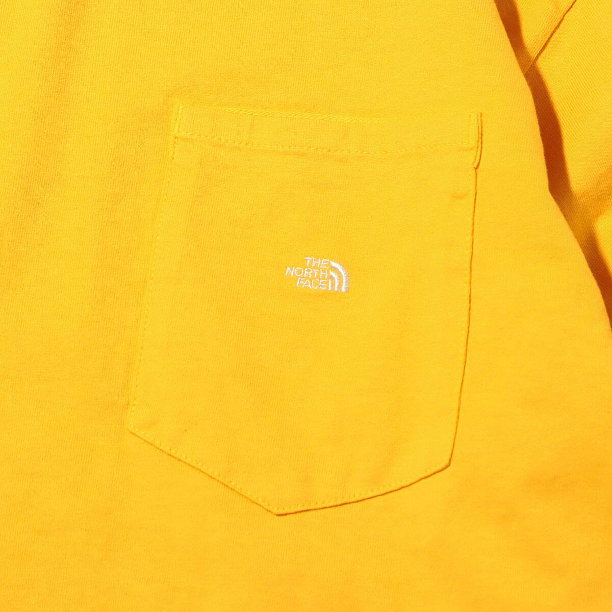 THE NORTH FACE PURPLE LABEL 7oz L/S Pocket Tee Yellow X Off White 22FW-Iの画像