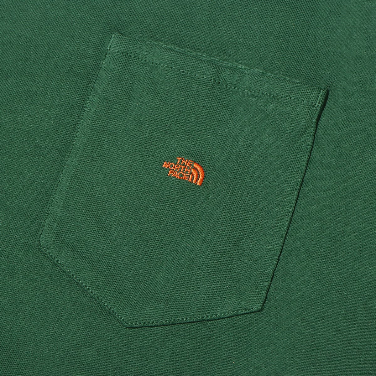 THE NORTH FACE PURPLE LABEL 7oz L/S Pocket Tee Green X Orange 23SS-Iの画像