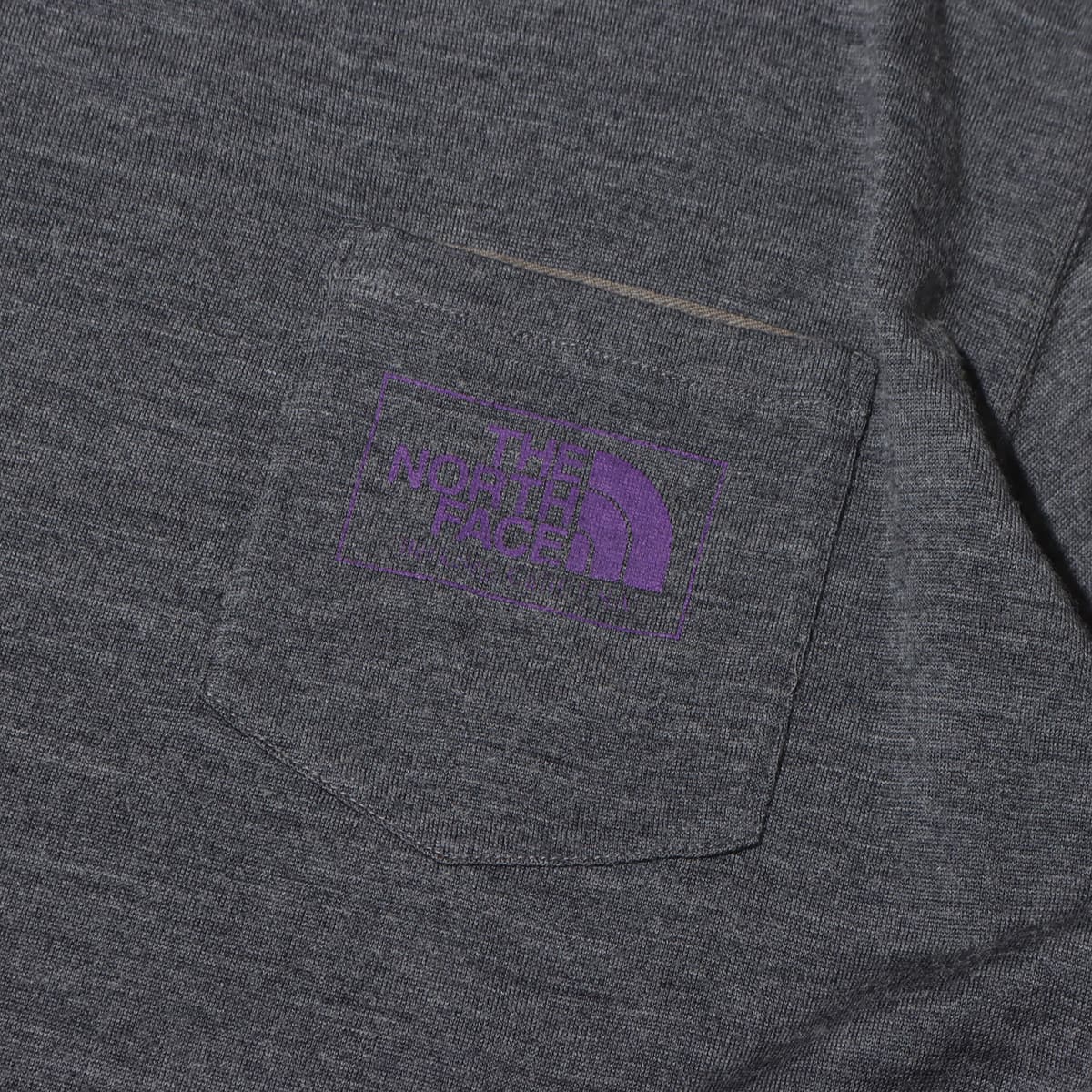 THE NORTH FACE PURPLE LABEL Merino Field Tee Asphalt Grayの画像