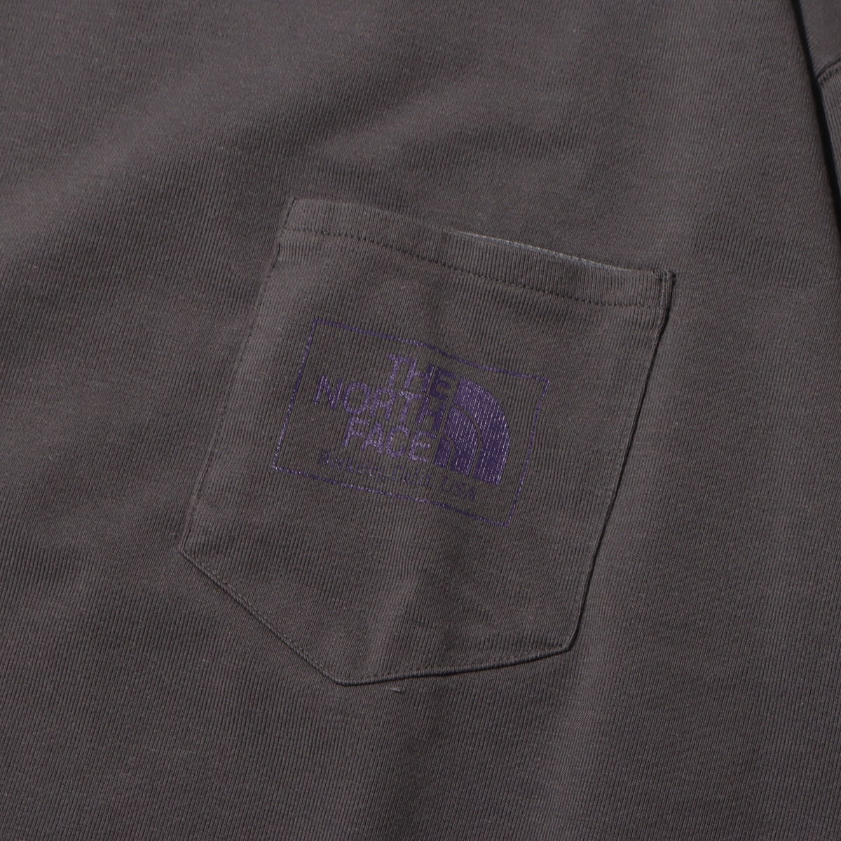 THE NORTH FACE PURPLE LABEL Field Mockneck Long Sleeve Tee Asphalt Grayの画像