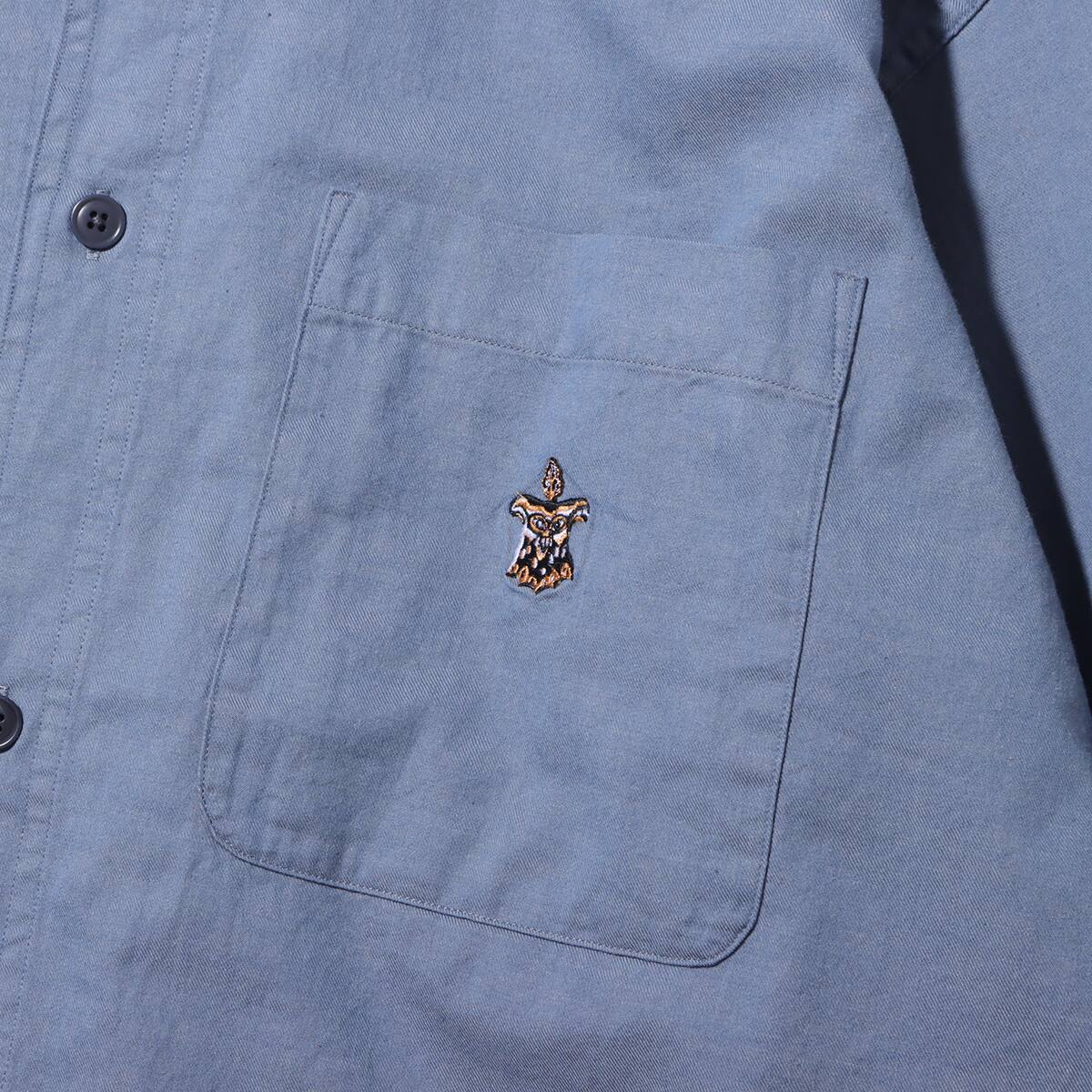 THE NORTH FACE PURPLE LABEL FFFES Button Down Shirt Blue 23FW-Iの画像