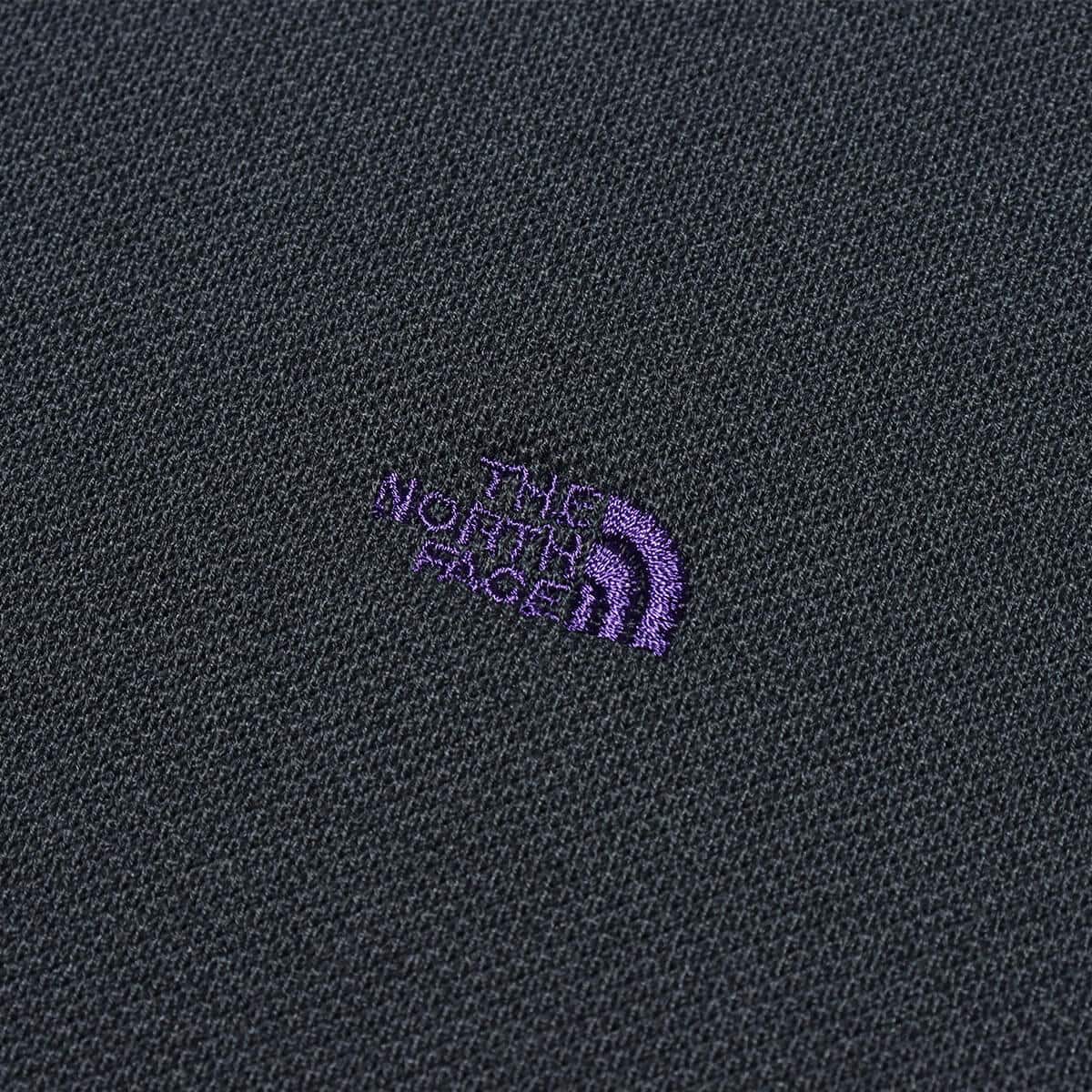 THE NORTH FACE PURPLE LABEL Moss Stitch Field Short Sleeve Polo Asphalt Grayの画像