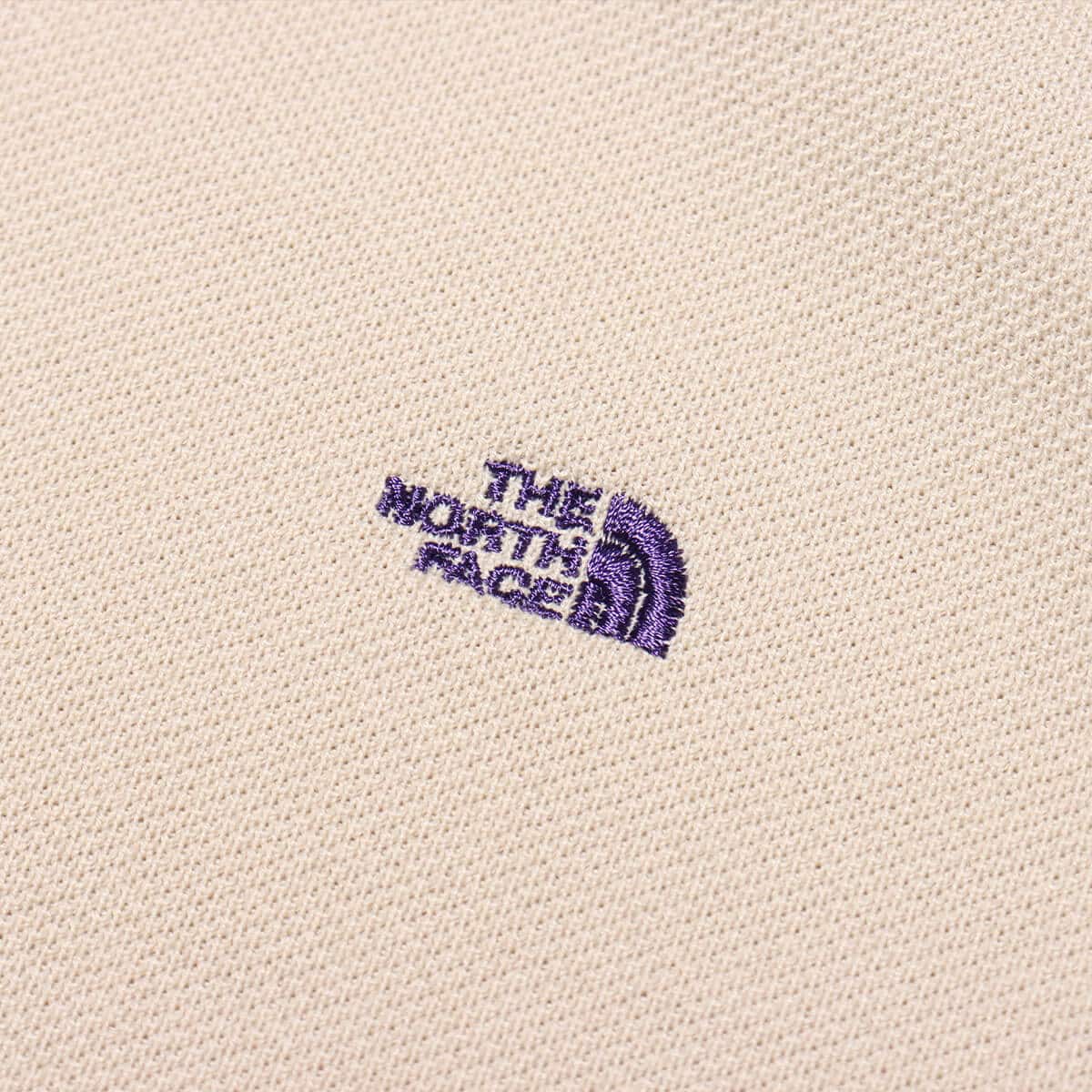 THE NORTH FACE PURPLE LABEL Moss Stitch Field Short Sleeve Polo Light Beigeの画像