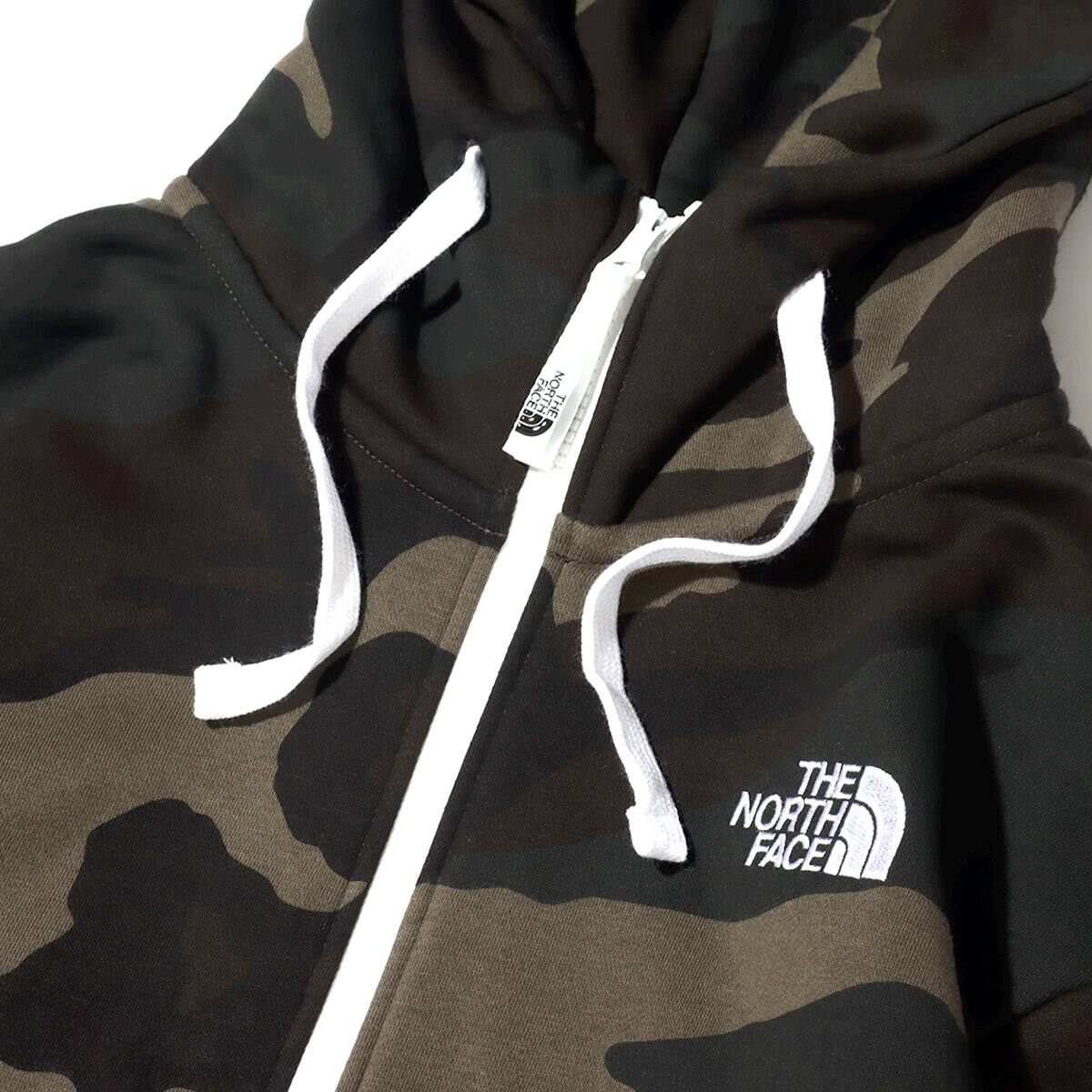 THE NORTH FACE NOVELTY REVIEW F/Z HOODIE ウッドランドカモ