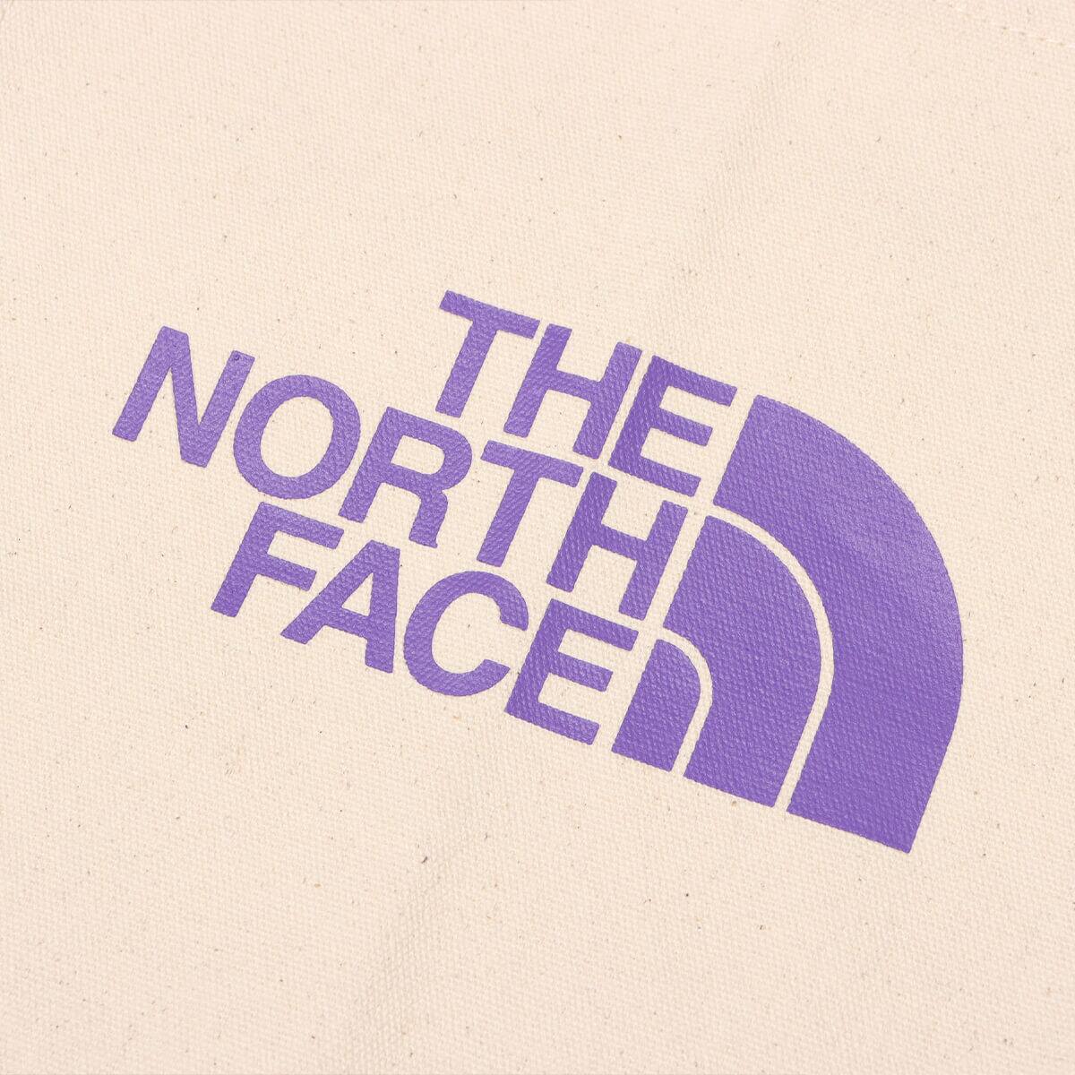 THE NORTH FACE TNF Logo Apron ナチュラルxTNFパープルの画像