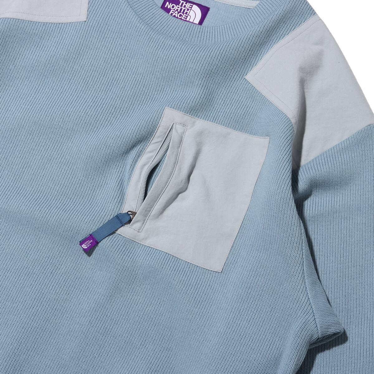 THE NORTH FACE PURPLE LABEL Field Commando Sweatshirt Sax 24SS-Iの画像