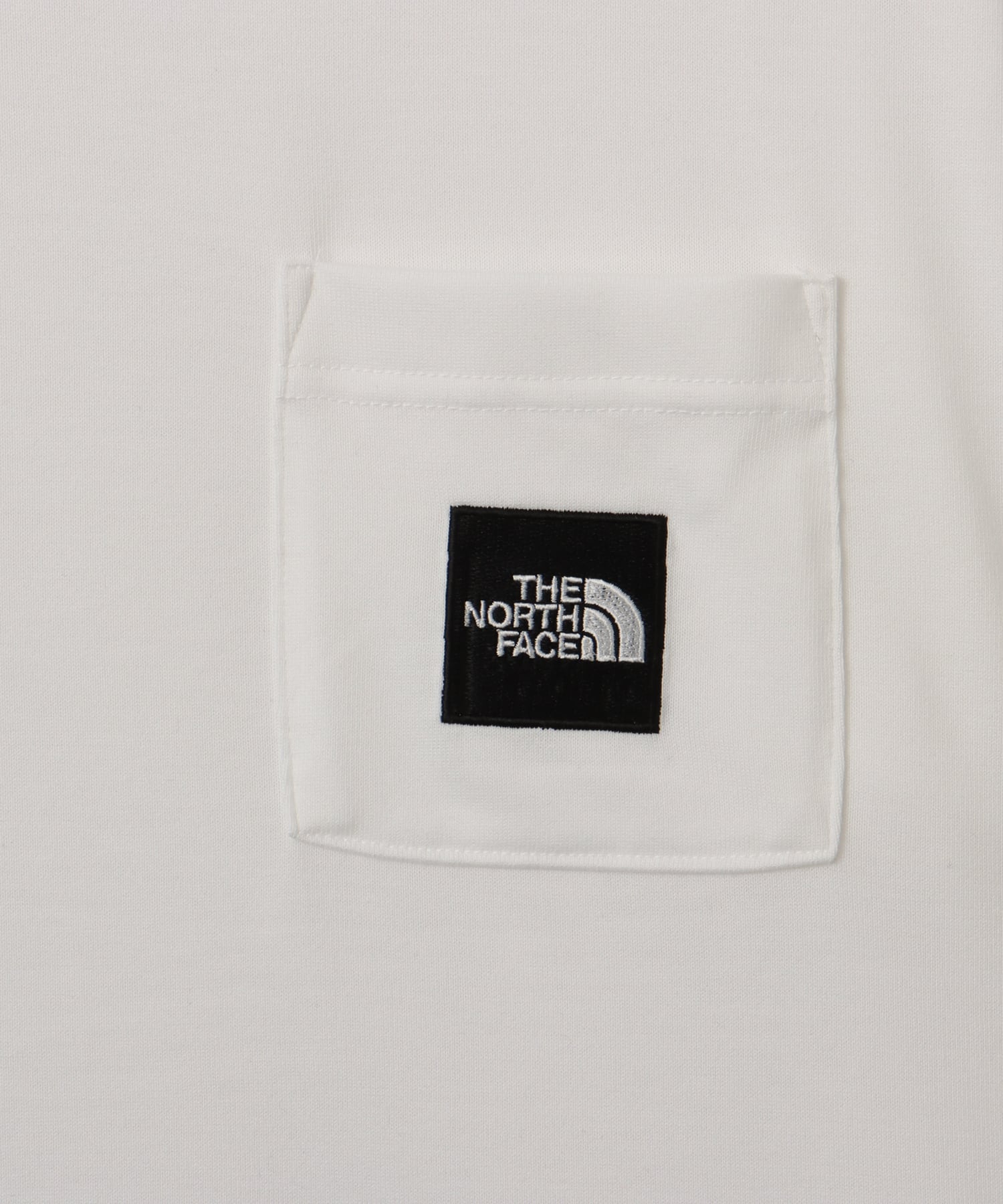 THE NORTH FACE S/S Square Logo Pocket Tee WHITEの画像