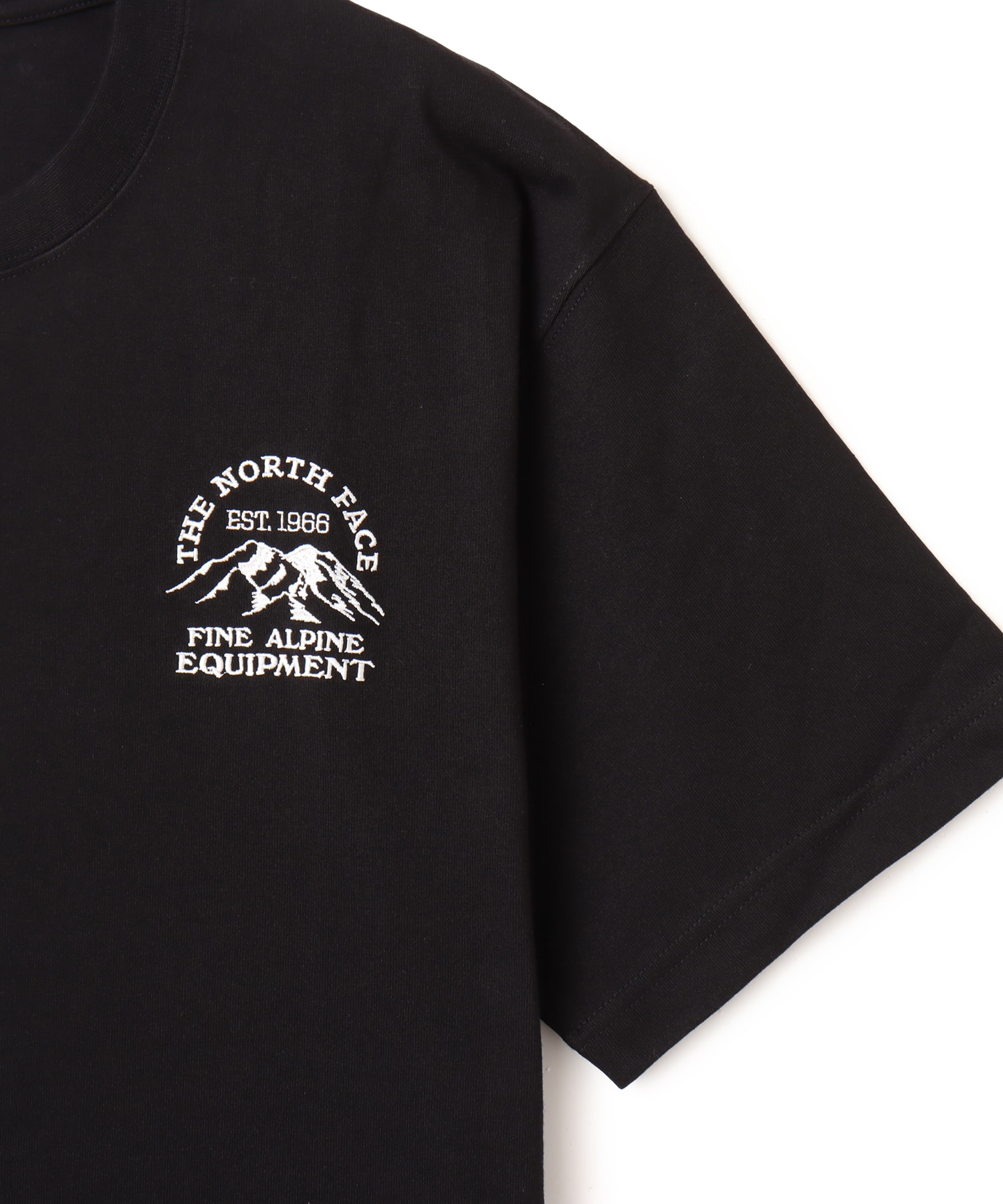 THE NORTH FACE S/S FINE ALPINE Mountain Tee BLACKの画像