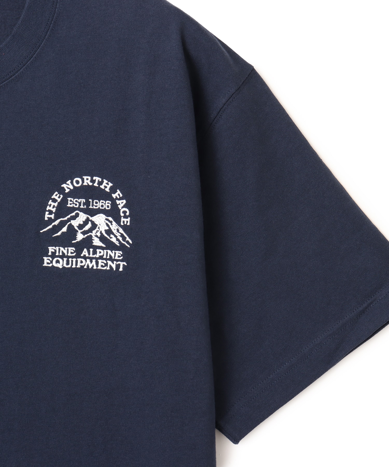 THE NORTH FACE S/S FINE ALPINE Mountain Tee URBAN NAVYの画像