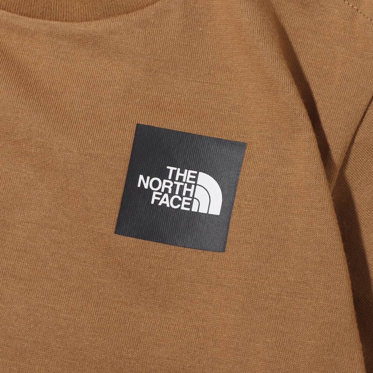 THE NORTH FACE BABY S/S SMALL SQUARE LOGO TEE Uブラウン 23FW-Iの画像