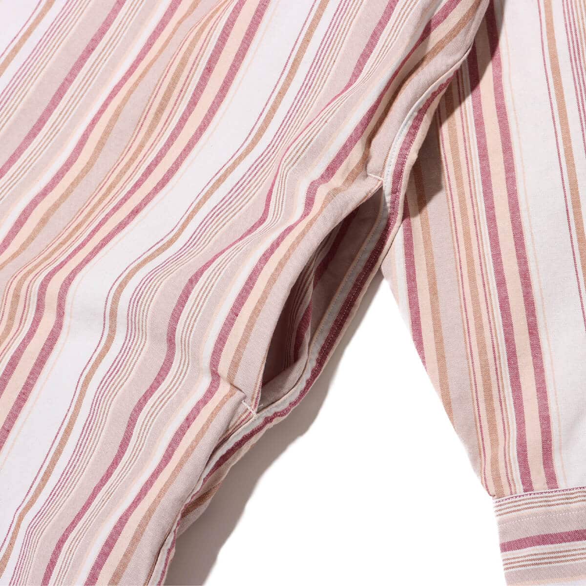 THE NORTH FACE PURPLE LABEL Button Down NP Striped Field Shirt Dress Beige 24SS-Iの画像