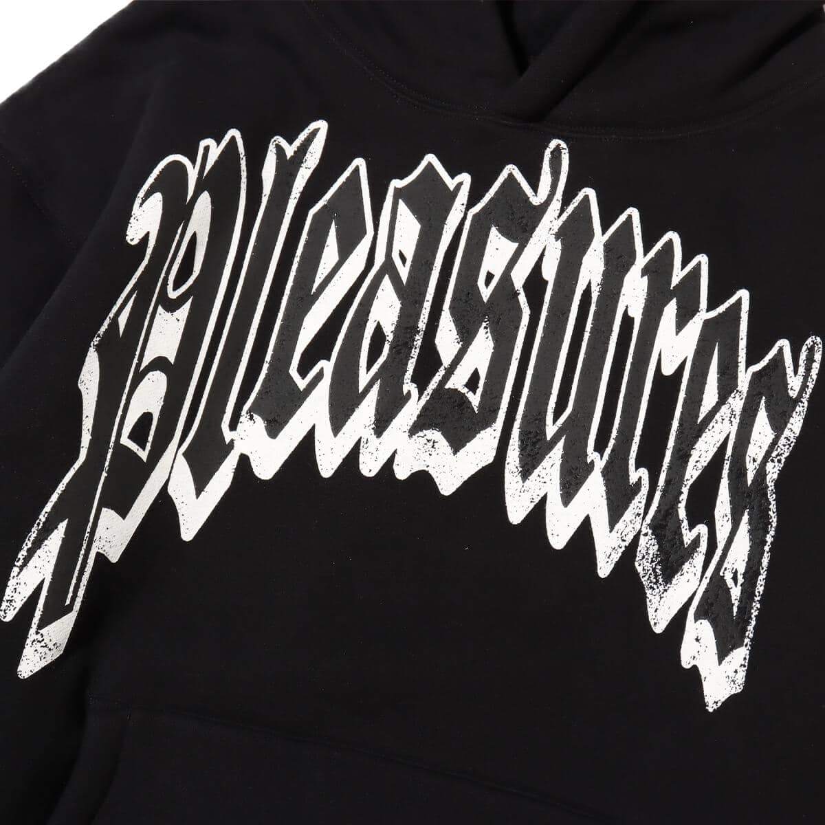 PLEASURES TWITCH HOODIE BLACKの画像