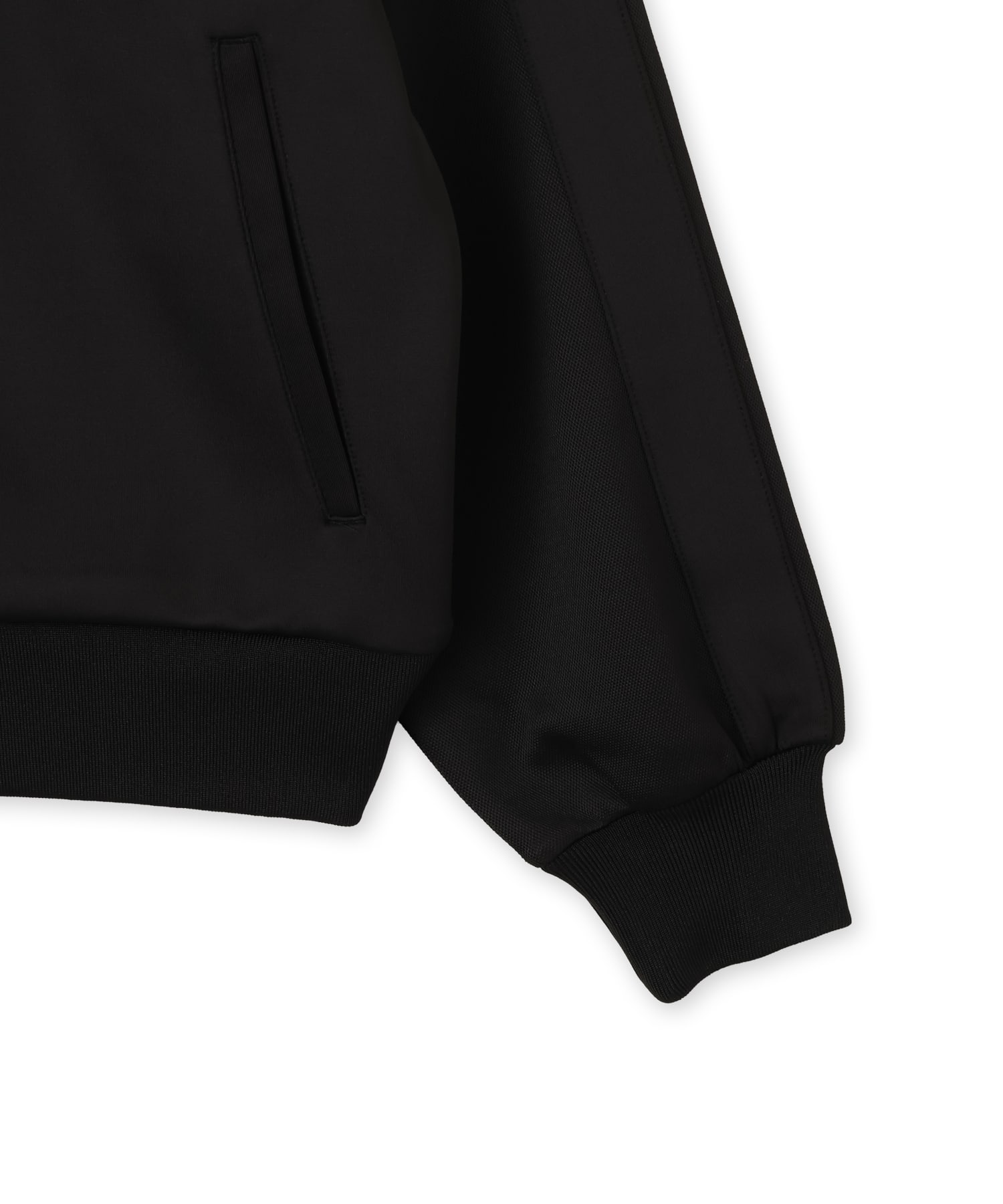 PLEASURES x OASIS FOREVER TRACK JACKET BLACKの画像