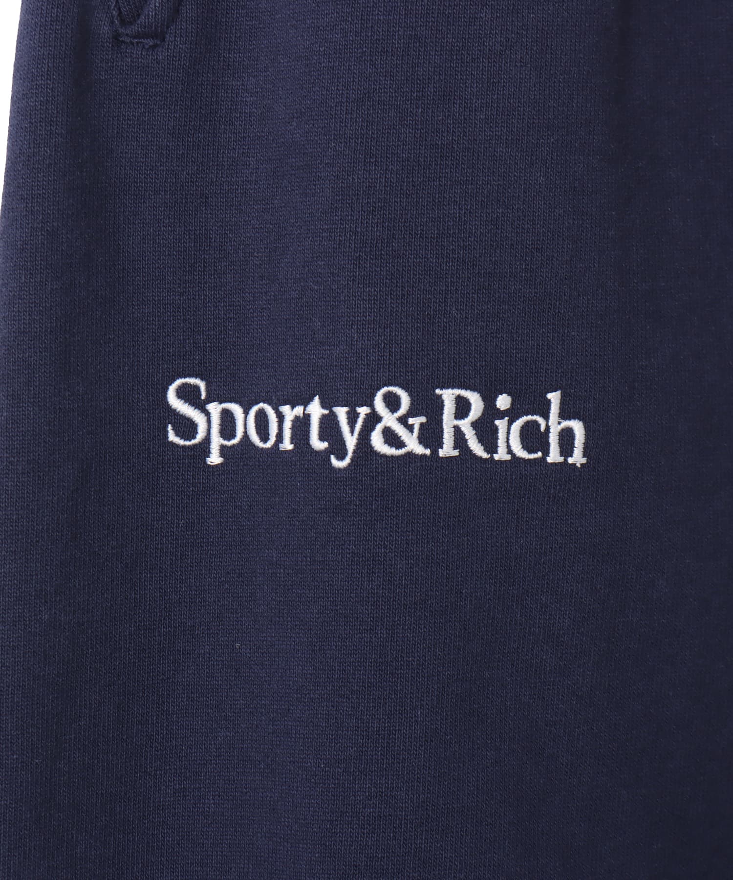 SPORTY＆RICH Heritage Yankees Serif Sweatpant Dark Navyの画像